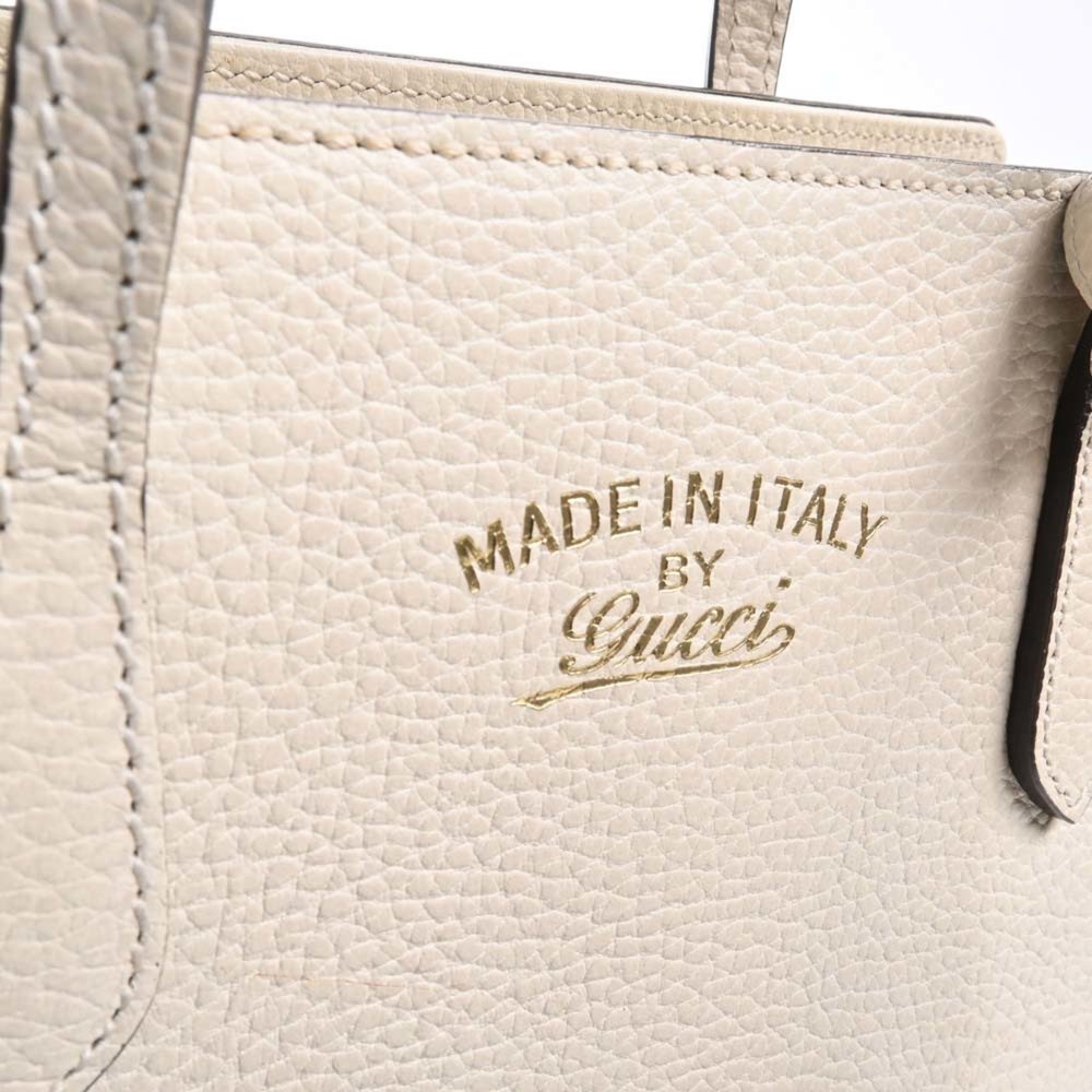 Gucci Leather Swing 2WAY Handbag 368827 Ivory Women's - Picture 10 of 10